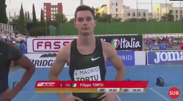 Record Italiano di Filippo Tortu 9.99 sui 100 metri - VIDEO