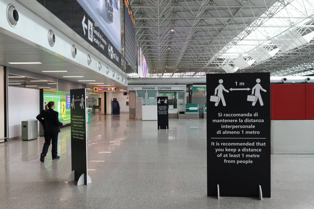 aeroporto coronavirus