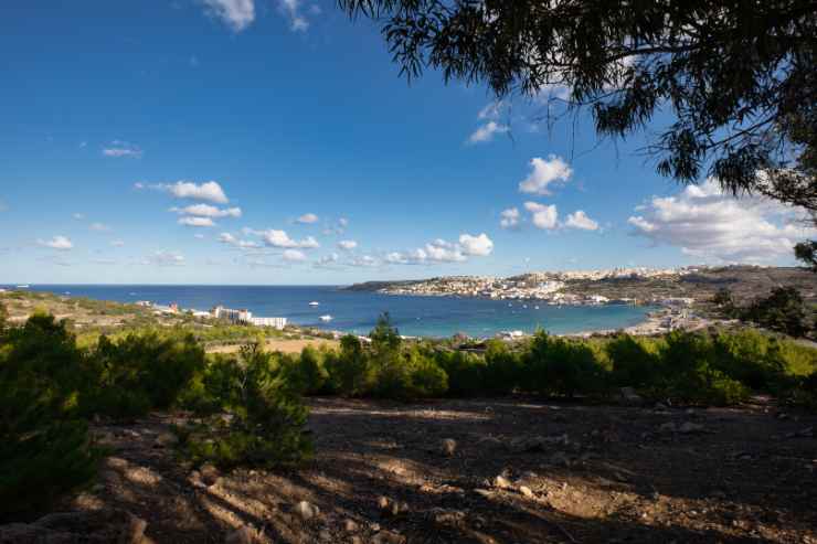 Panorama di Ghadira Bay