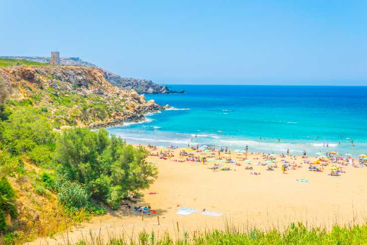 Golden Bay, una delle migliori spiagge di Malta 