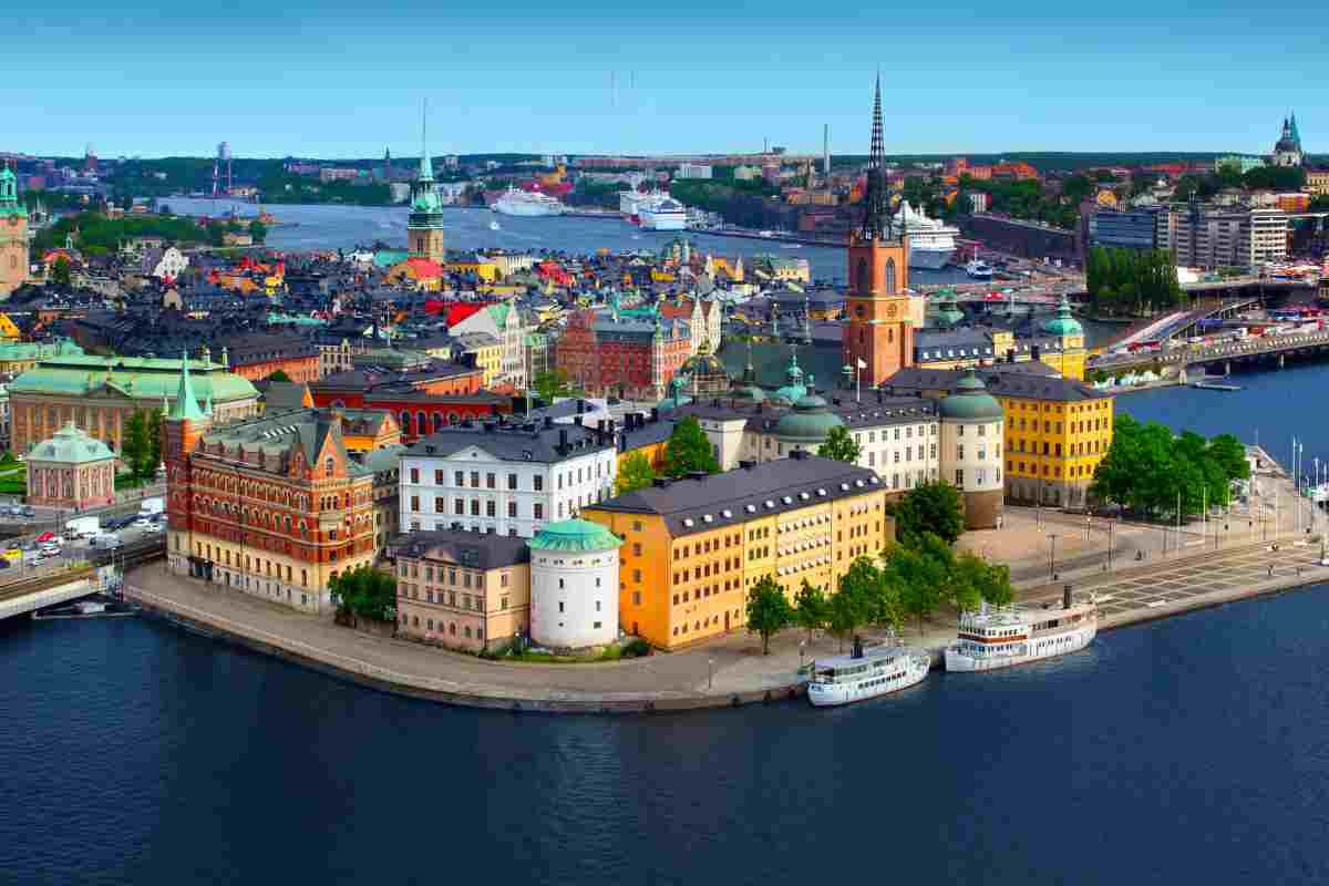 Stoccolma panorama dall'alto