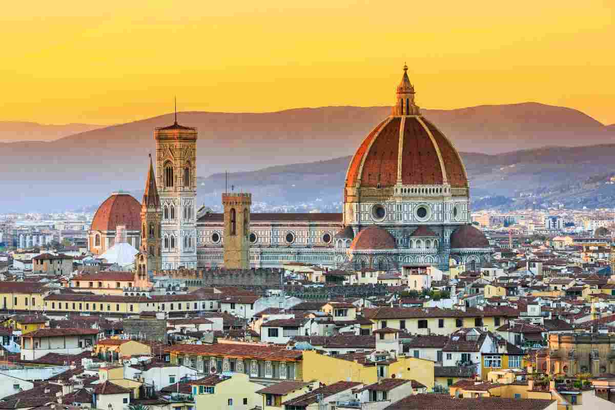 veduta dall'alto di Firenze
