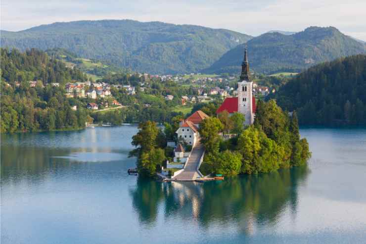 Isola del Lago di Bled in Slovenia 