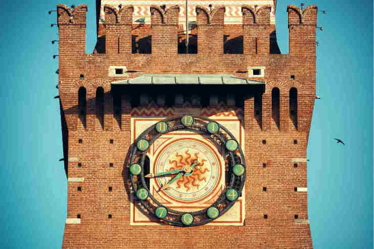 Torre Orologio del Castello Sforzesco di Milano