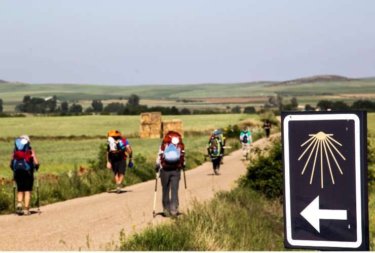 pellegrini sul Cammino di Santiago de Compostela