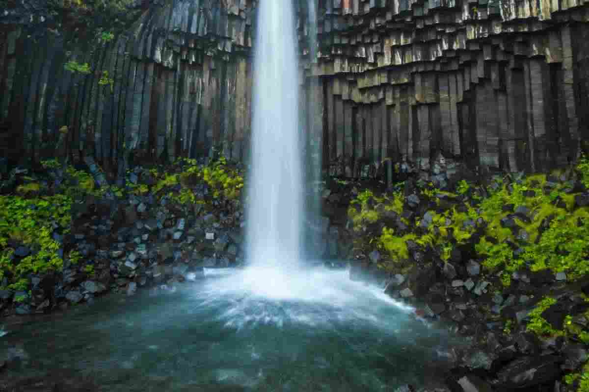 Cascata Plera, in Friuli a settembre 