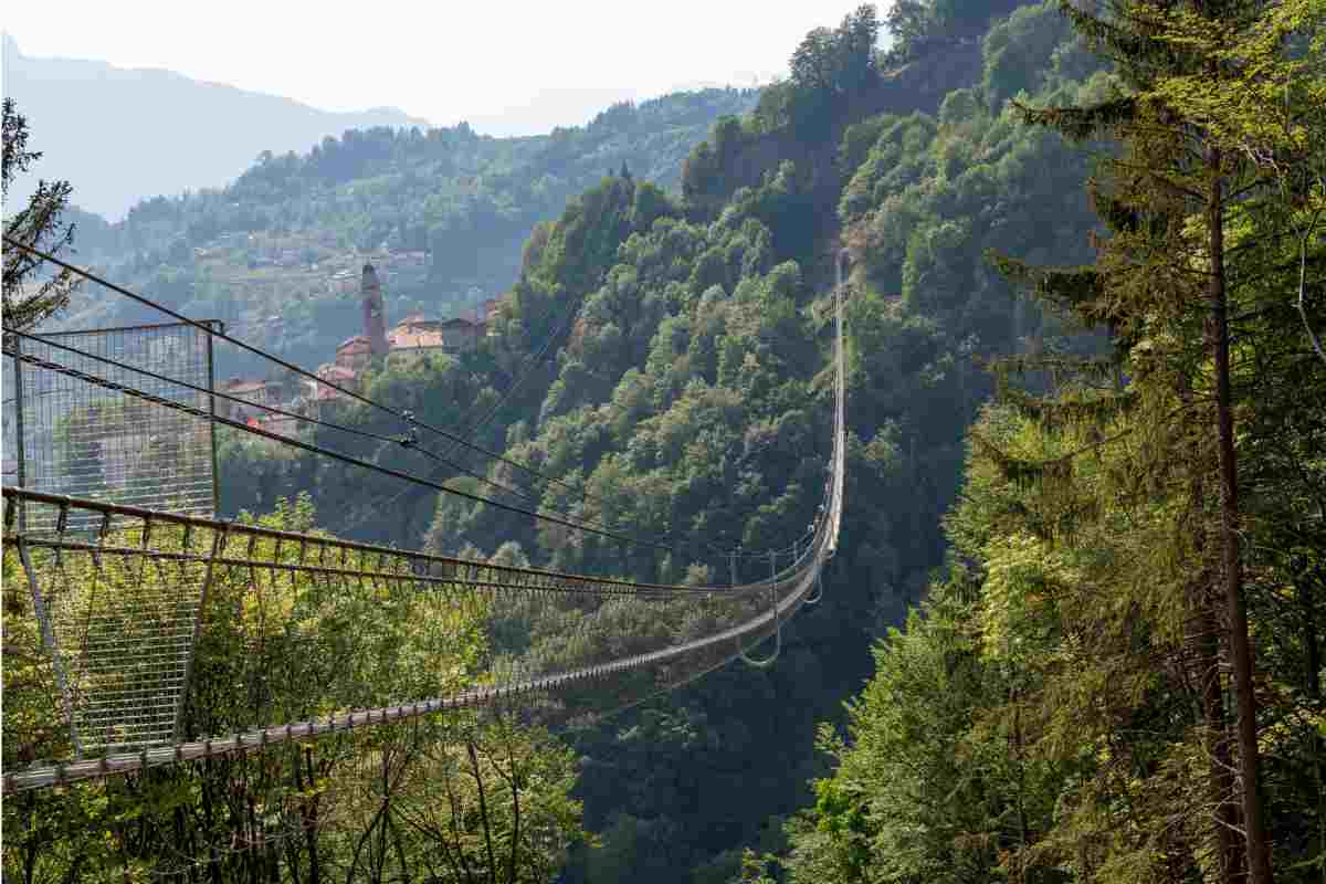 Dove si trova il ponte tibetano più lungo in Italia?