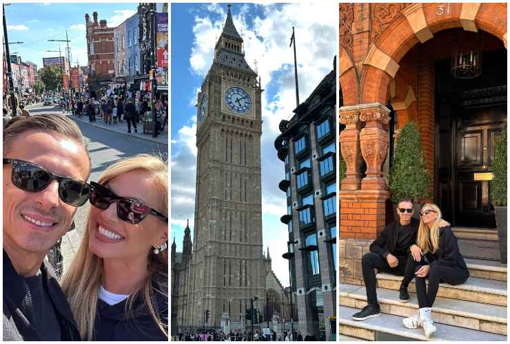 Federica Panicucci: weekend Londra