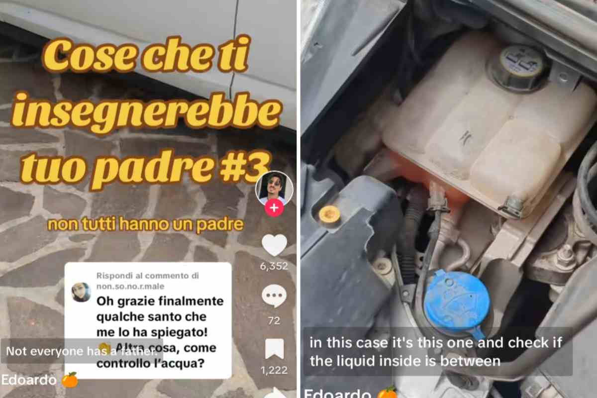 controllare acqua radiatore auto