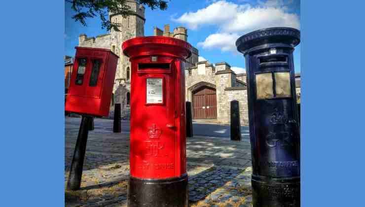 Cassetta postale Windsor e Manchester 