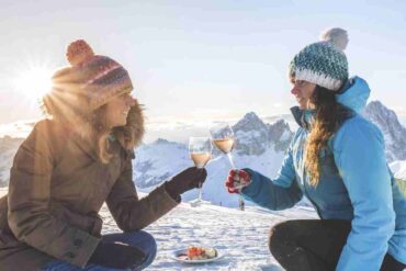 Aperitivo l'Enrosadira Val di Fassa