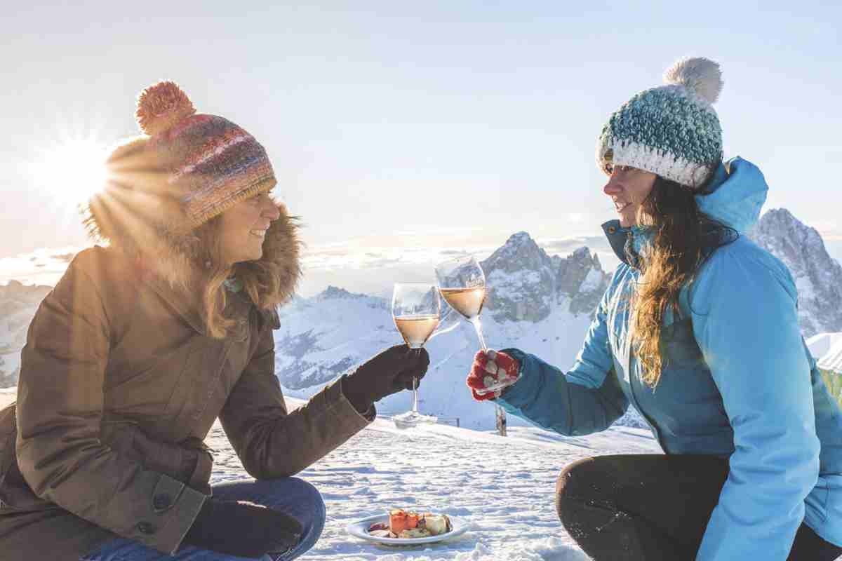 Aperitivo l'Enrosadira Val di Fassa 