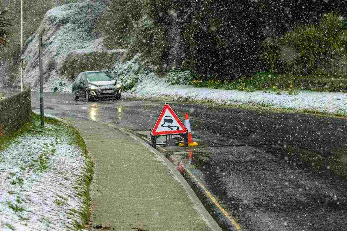 intensità gelo e neve italia 