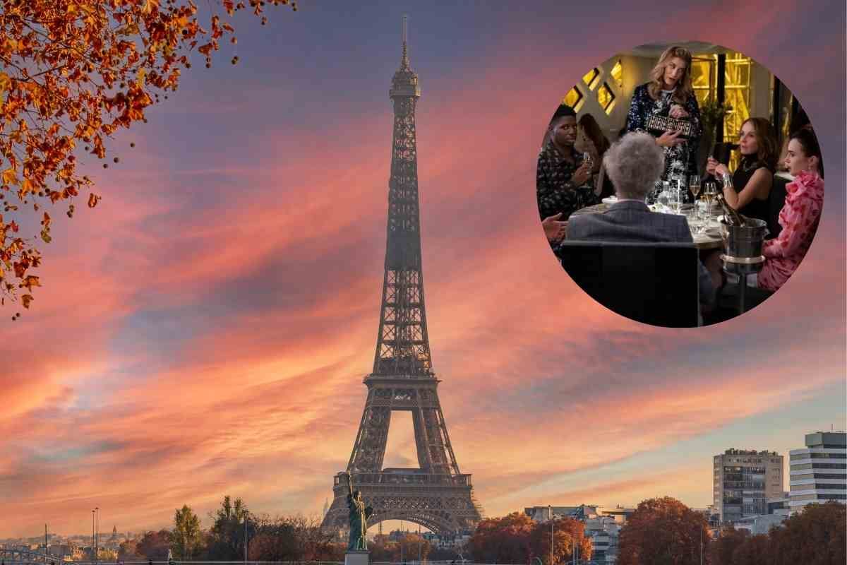 quanto costa Cenare sulla Tour Eiffel emily in paris 