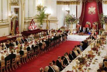 banchetto stato a buckingham palace